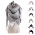 thumbnail image 3 of Bufanda de manta de gran tamaño para mujer Mantón de aire acondicionado Abrigos de invierno Borgoña Yuyangstore Bufanda de gran tamaño para mujer, 3 of 8