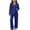 Dark Blue, variant on BXJX Girls Outfit Sets Size 10-12, 2 Piece Soft Long Sleeve Button‑Front Fall Winter Loungewear Sets Green