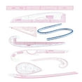 thumbnail image 5 of French Curve Ruler Sewing Ruler Dressmaking Tailors Ruler Drawing Template Measure Ruler Dress Curve Rulers for Pattern Maker 9pcs, 5 of 10