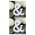 thumbnail image 2 of Qarigey 26 Large Letters Alphabet Lightweight Wall Ornament Props Hanging Wear-resistant Photography for Wedding Party Home Shop Type2 NO2, 2 of 6