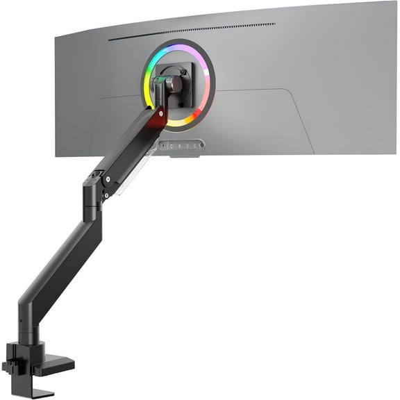 ONKRON Heavy Duty Monitor Arm for 17”-57” Screen, Monitor Desk Mount up to 59.4 lbs max VESA 200x200