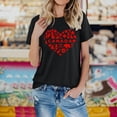 thumbnail image 2 of T-shirt Imprimé Fête du Canada pour Femmes, Manches Longues, Col Rond, Décontracté, Tendance, Confortable, Été, Sport, 2 of 5