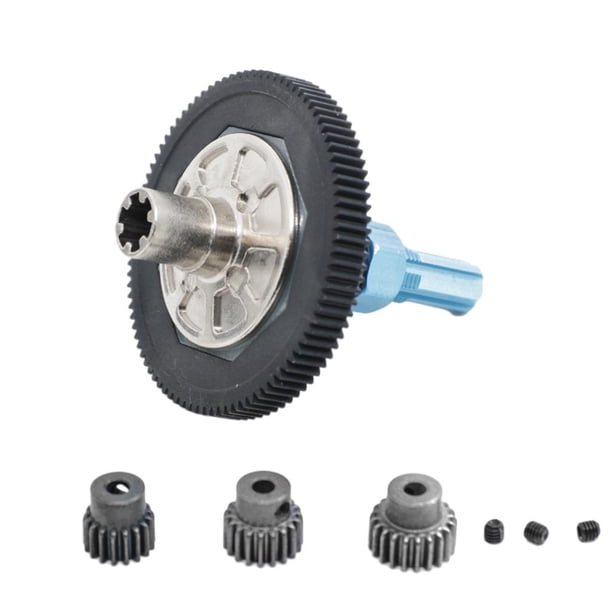 Engranaje recto RC T con piñones 17T, 19T y 27T, juego de piezas de repuesto, accesorio de bricolaje Azul