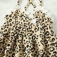 thumbnail image 6 of NZRVAWS 3 Months Baby Girls Romper 6 Months Baby Girls Sleeveless Romper Newborn Girls One-piece Leopard Bodysuit Yellow, 6 of 8