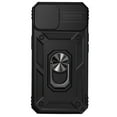 thumbnail image 6 of K-Lion Rugged Case for iPhone 14 Heavy Duty Shockproof Case with Slide Camera Cover Built-in 360° Ring Holder Kickstand Magentic Protective Case For iPhone 14,Black, 6 of 9
