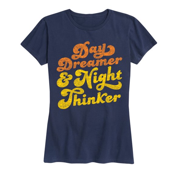 Instant Message - Day Dreamer And Night Thinker - Women's Short Sleeve Graphic T-Shirt