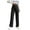 Black, variant on OSOLU Wide Leg High Waisted Pants For Women Casual Solid Color Straight Leg Trousers With No Pockets Everyday Comfort Versatile Bottoms