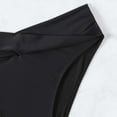 thumbnail image 3 of Womens Cheeky Bikini Bottom Low Rise V-Cut Waist Ruched Seamless Thong Swimsuit Bottom for Summer Holiday 2026, 3 of 8