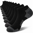 thumbnail image 1 of Chenchen 10 Pairs Mens Ankle Socks Men 10 Pack Low Cut Comfort Cushion Casual Socks, 1 of 1