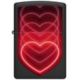 thumbnail image 2 of Zippo 48593 Black Light Glowing Hearts Design Windproof Lighter, 2 of 6