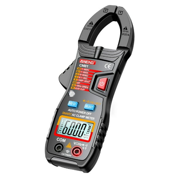 ANENG Clamp Meter,Voltmeter 600a Ammeter Smart 600a Ammeter Resistance Clamp Meter Clamp Type 6000 Meter Clamp Type 6000 Auto Voltmeter Ammeter Resistance Meter Resistance Meter With Lanru Laoshe