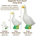 thumbnail image 4 of 23" Large White Goose, Plastic Garden Décor, Vibrant and Clean Painted Goose Feet - Indoor or Outdoor Decorative Figurine for Garden, Patio, or Entryway Accent, 4 of 11