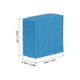 thumbnail image 2 of Uxcell 5x5x2.5cm Pickleball Paddle Eraser, Square Rubber Pickleball Racket Dust Remover,Blue 2 Pcs, 2 of 6