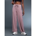 thumbnail image 6 of Women'S Comfortable Wide Leg Pants Big Pocket Fitness Yoga Pants Sports Casual Pants Pink S, 6 of 9