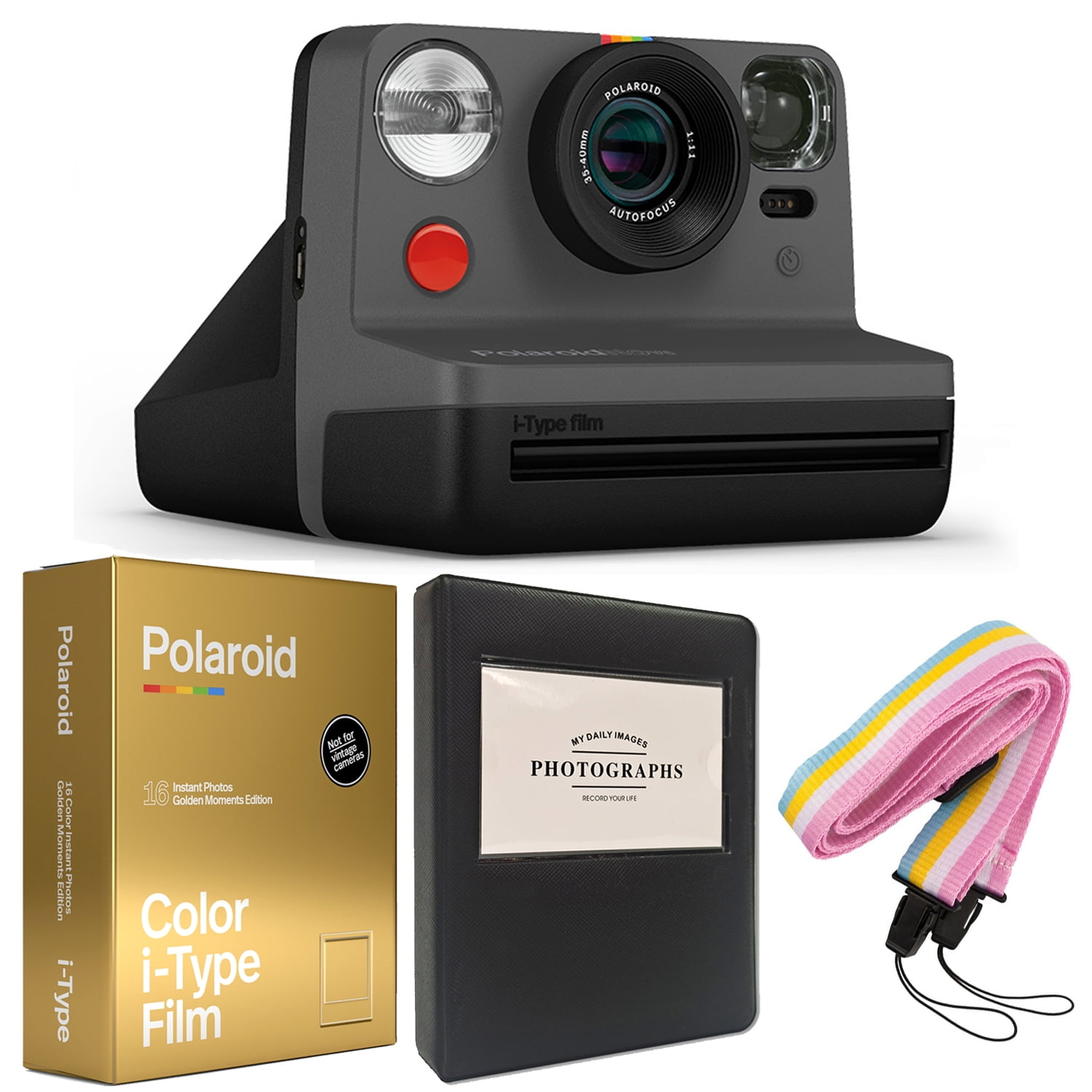 Polaroid Graphite OneStep 2 i-Type Camera Refurbished 