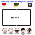 thumbnail image 1 of Écran en Polyester 16:9 HD Pliable Anti-Plis Écran de Projection Vidéo Portable Projecteur Support Double Face Projection Film Extérieur Grand Écran, 1 of 9