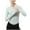 Gray, variant on Sports Jackets for Women Zip up Lightweight Cropped Stretchy Long Sleeve Yoga Tops Activewear