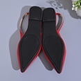 thumbnail image 4 of Xfvqtps Chaussures Plates à Enfiler pour Femmes Bout Pointu Slingback Décontractées Confortables Intérieur Extérieur Chaussures de Marche, 4 of 9