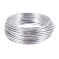 thumbnail image 3 of 3X Fil d'Aluminium 3mm 10M Fil Argenté pour Fabrication de Bijoux Modélisation en Argile Bonsaï et Modèle, 3 of 5