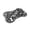 Black B, variant on Diatomite Stone Pet Feeding Mat for Dog & Cat, Absorbent Bone Shaped Non-Slip Dog Food Mat