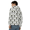 thumbnail image 4 of Goofa Ski Goggles Moose Music Picture Pattern Mens Full-zip Hoodie, Zip-up Pullover Hooded Sweatshirt, Kangaroo Pocket Hoodie Ideal for Daily Wear, Travel, and Home-Small, 4 of 5