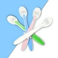 Baby Soft Silicone Spoon Training Self Feeding Spoons for Kids Toddlers