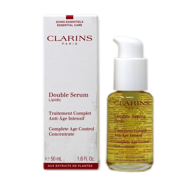 CLARINS DOUBLE SERUM Concentré Lipidique Contrôle Complet de l'Âge 50 ml (T)