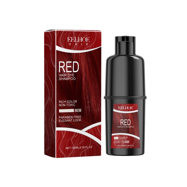Champú para teñir el cabello EELHOE,Rojo