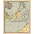 thumbnail image 2 of Streit 15x17 Black Ornate Wood Framed with Double Matting Museum Art Print Titled - Asia - Streit 1913, 2 of 4