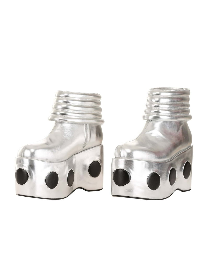 KISS Men's Officially Licensed Spaceman Silver Platform