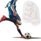thumbnail image 1 of Espinilleras Fútbol Resistentes A Impactos 2 Uds. Equipo Protección Extra Pequeño Mini Soc (S) Blanco, 1 of 9