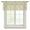 Yellow, variant on Pink Flowers Sheer Curtains Valances for Windows Romantic Botanical Floral Leaves Plants Chiffon Kitchen Valances for Cafe, Voile Window Treatments Curtains for Living Room Bedroom, 42"x18"