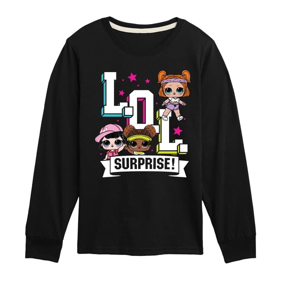 LOL Surprise! - Lol Letterman - Youth Boys Long Sleeve Graphic T-Shirt