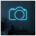 thumbnail image 2 of Letrero De Neón Con Forma Cámara, Diseño Minimalista, Ideal Para Estudios Fotográficos, Brillo Ajustable, 38cm, 2 of 3