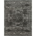 thumbnail image 1 of Unique Loom Bromley Collection Vintage Traditional Area Rug, 8 x 10 Feet, Dark Gray/Ivory, 1 of 1