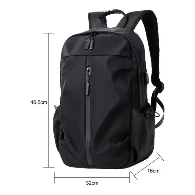 Mochila escolar Los Misterios LMB10011 color negro 22.6L