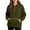 (New26)Green, variant on ThriftyPlait Womens Hoodies Quarter Zip Pullover Sweatshirt Long Sleeve Zipper Kangaroo Pocket Drawstring Hood Loose Fall Casual Outerwear