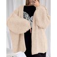 thumbnail image 2 of Cogild Women Oversized Open Front Knit Cardigans for Womens with Puff Sleeves for Comfortable Casual Wear Warmth Fall Winter Sweaters for Womens, 2 of 7