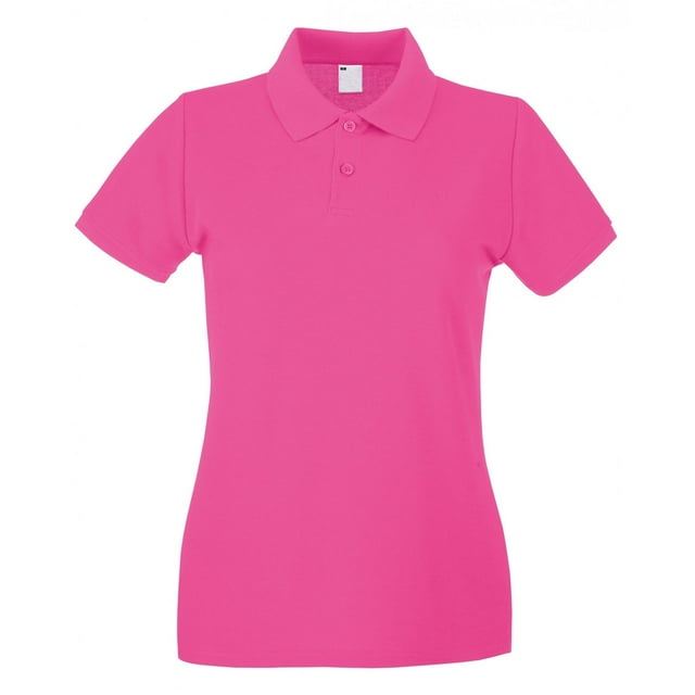 Fruit of the Loom Polo à Manches Courtes Coupe Féminine pour Femmes