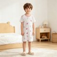 thumbnail image 7 of IFNWSV Girls Short Sleeve Summer Sleepwear Dresses Crew Neck A Line Cotton Nightgown Lightweight Pajama Dress Multicolor 6-7 Years, 7 of 7
