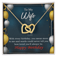 thumbnail image 2 of To Mom Birthday Message Every Birthday Inseparable Necklace, 2 of 20