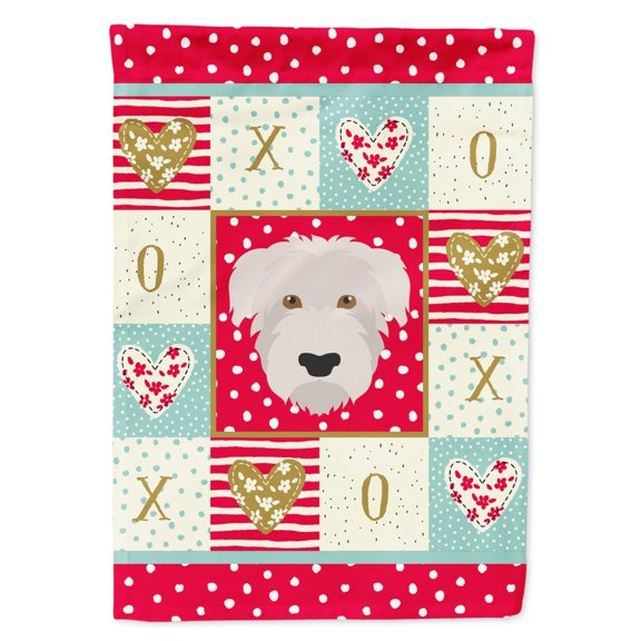 Carolines Treasures CK5202CHF Glen of Imaal  Love Flag Canvas House Size Large multicolor