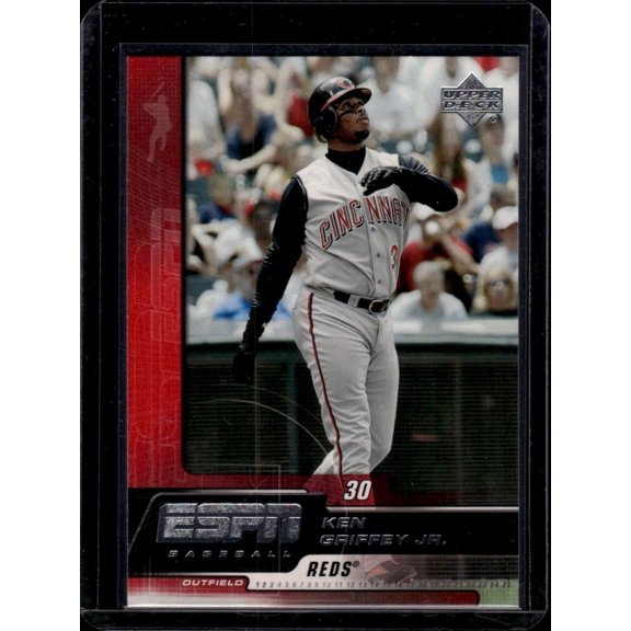 Collectible 2005 Upper Deck ESPN Ken Griffey Jr. Cincinnati Reds #27 Baseball Card Cincinnati Reds MLB BASEBALL Trading Card