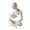 White, variant on KGJQ 3D Printed Bookshelf Decor Thinker Statue, Abstract Art Ornament, Reading Thinker Sculpture, Aesthetic Figurine, Modern Home Decoration for Living Room Office Shelves Coffee Table Desk Decor