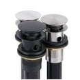 thumbnail image 2 of Miseno Mno441l 1.2 GPM Widespread Bathroom Faucet - Black, 2 of 5
