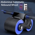 thumbnail image 1 of Wheel Roller Anti-slip Safe Double Mute Widen Triangular Support Exercise TPR Automatic Rebound Belly Wheel Home Supply, 1 of 7
