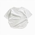 thumbnail image 4 of TOWED22 Boys Summer T-Shirts Short Sleeve Crew Neck Graphic Tees Dinosaur Truck Sport Tops(White,2 Y), 4 of 8
