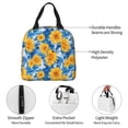 thumbnail image 3 of Rocae Ocean Wave Sunflower for Insulated Lunch Bag for Women Men,Large Lunch Box for Work School Picnic Hiking Daytrip, 3 of 5