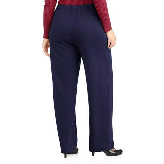 White Stag - Women's Plus-Size Pull On Knit Pants, Petite - Walmart.com
