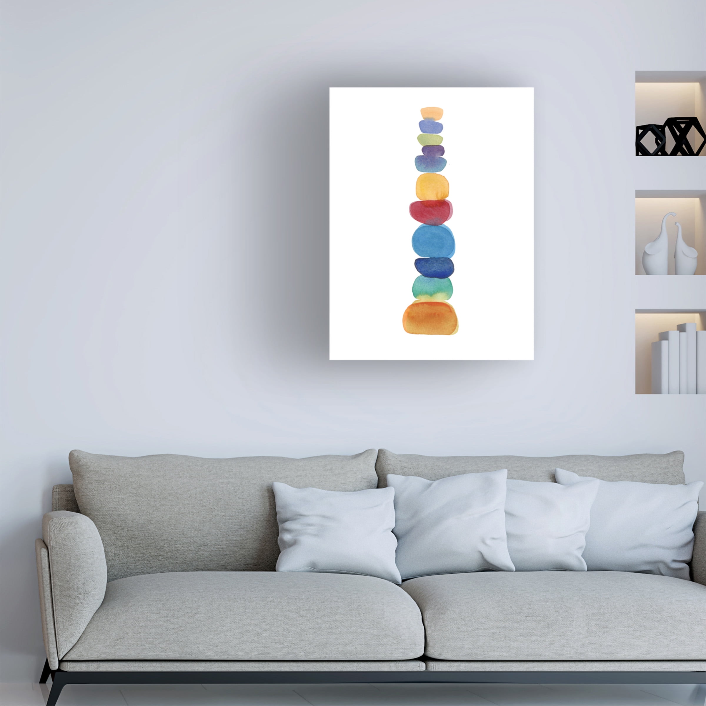 Louise van Terheijden 'Color Tower' Canvas Art